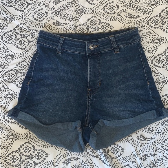 Blue jean shorts. - Picture 1 of 2